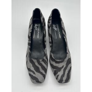 Donald J. Pliner Seana Zebra Kitten Heels Pumps Size 7 Narrow Office Career